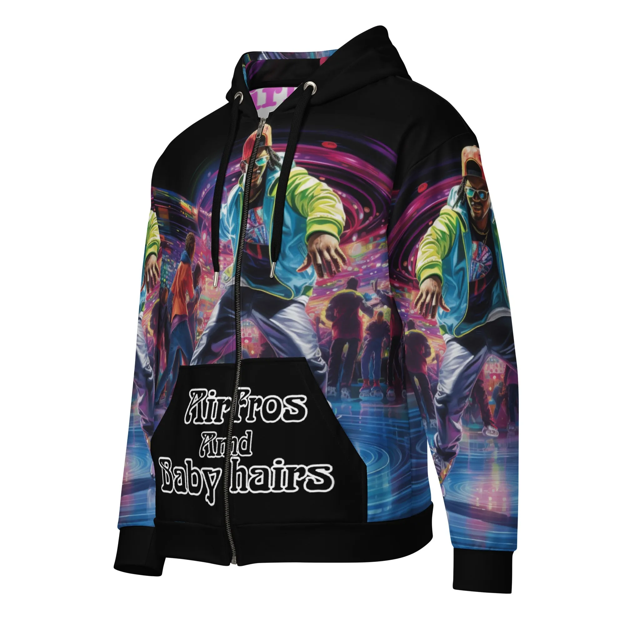 Airfros And Babyhairs He Blades Zip Up Hoodie