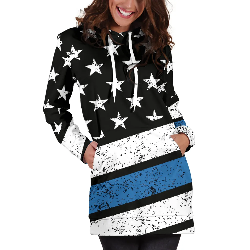 Blue Line Women's Hoodie Dress