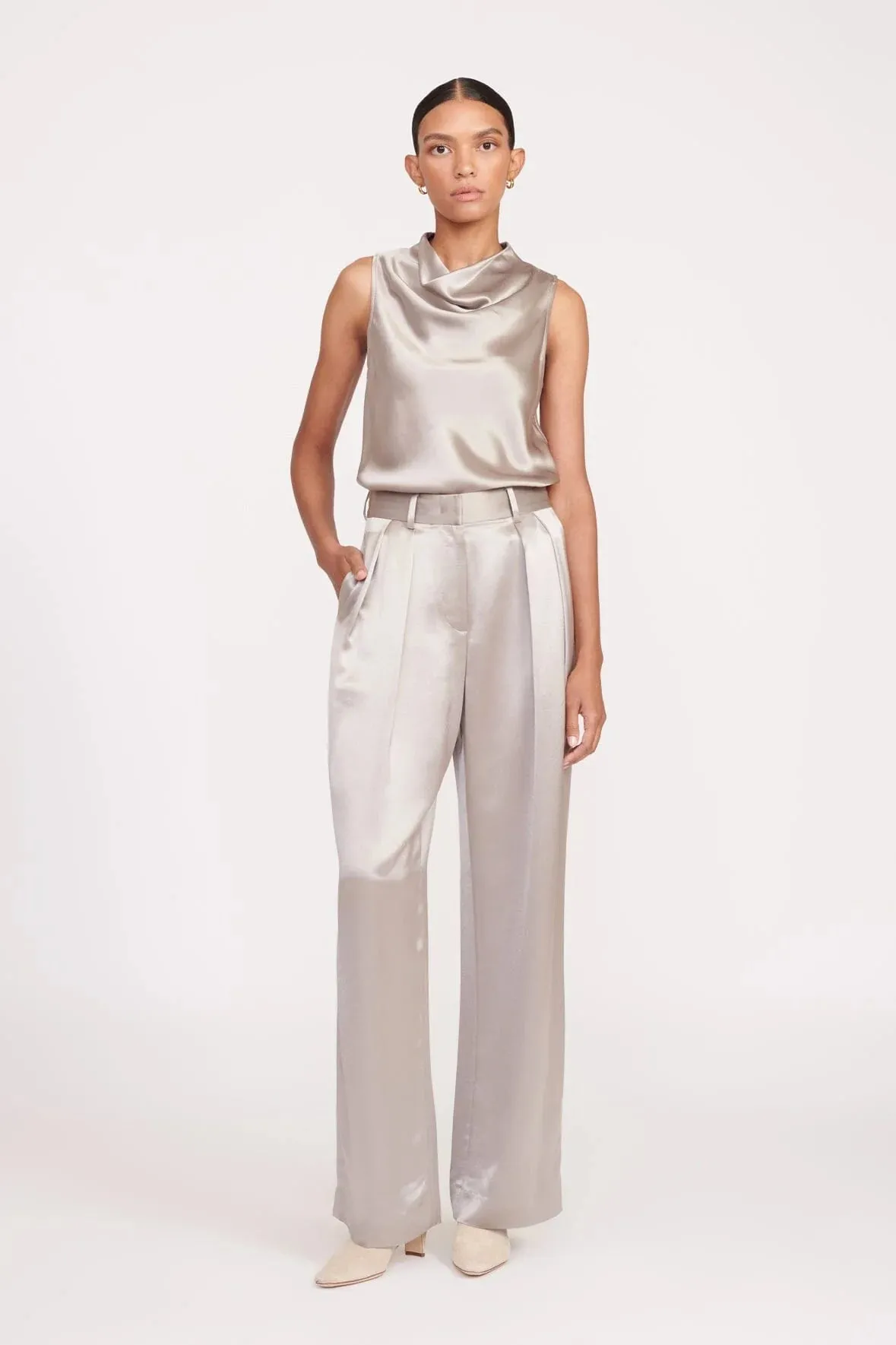 Gesture top - silver