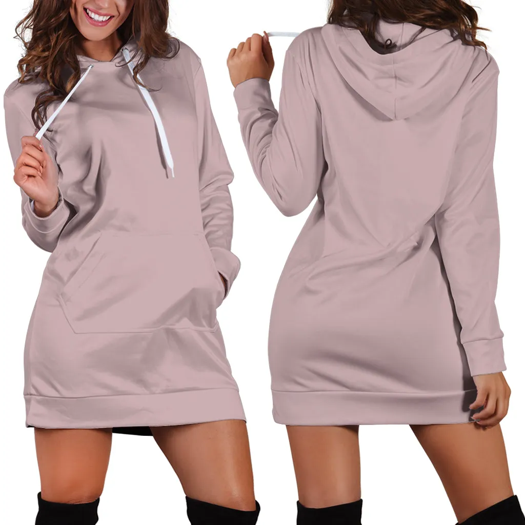 Light Dusty Rose - Hoodie Dress