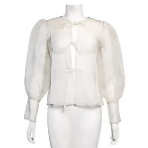 MAISON CLEO ORGANZA BLOUSE
