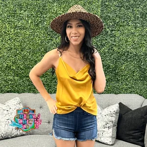 Mustard Cami Top