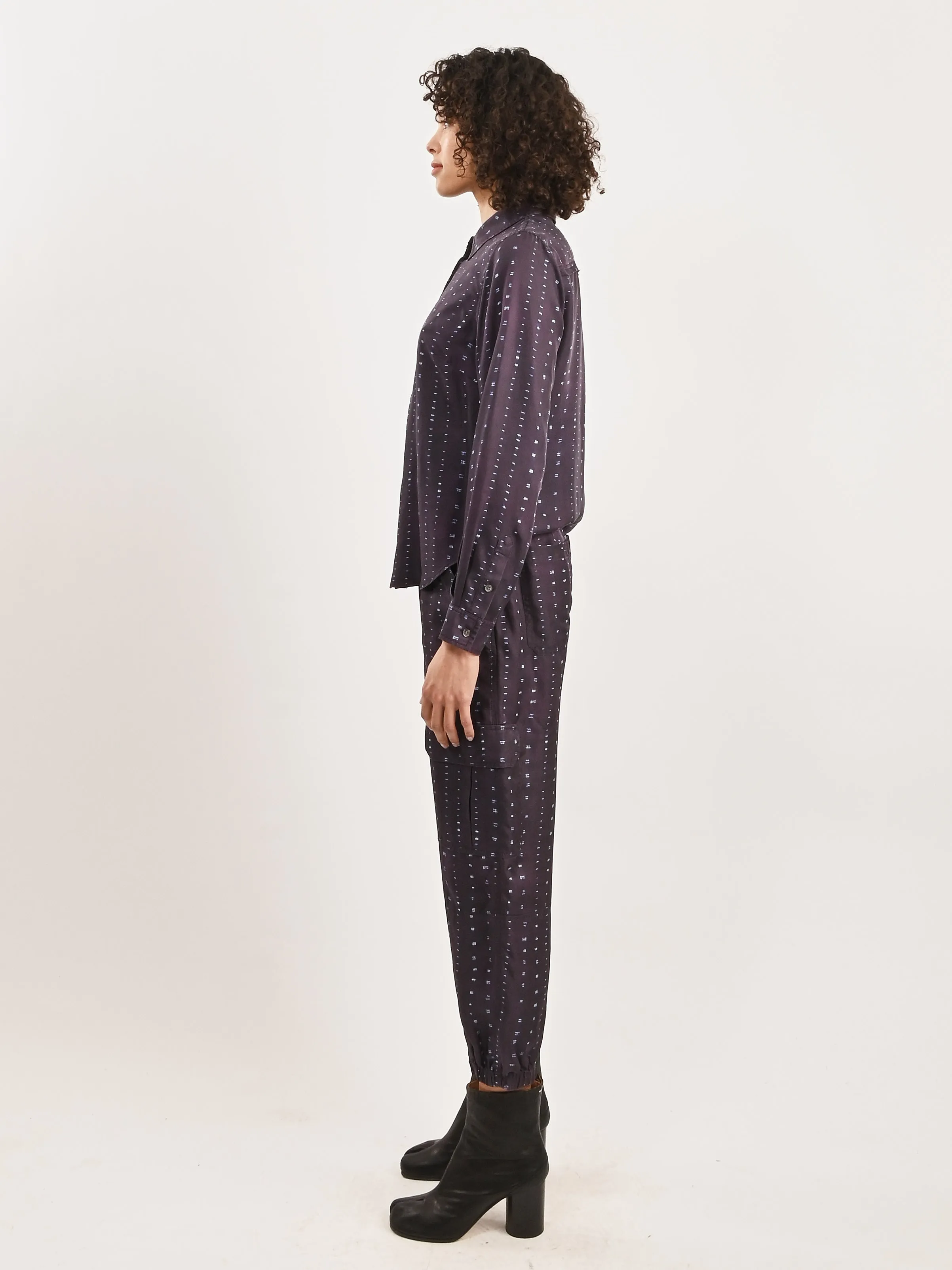 Shibori Indigo Odesza Blouse